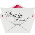 Stay in Touch Letter Communication Keeping Updated